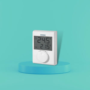 SIEMENS- Thermostat d'ambiance sans fil, pour système de chauffage avec  afficheur LCD