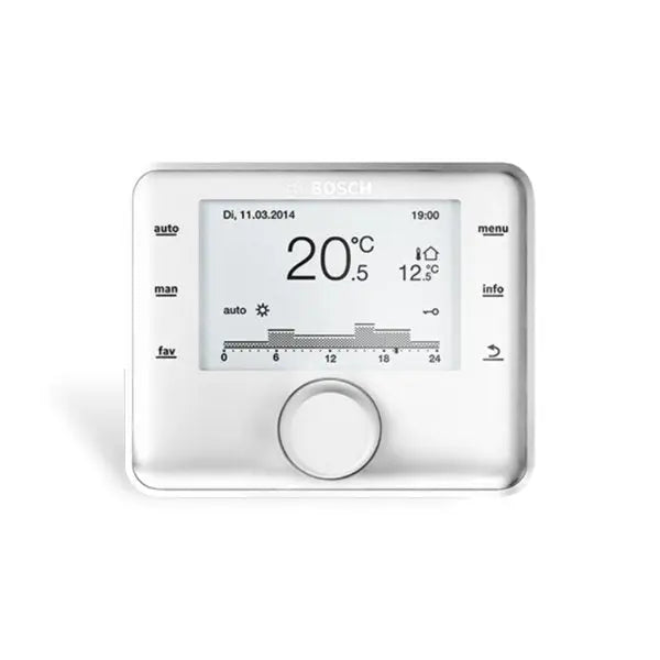 Thermostat d'ambiance programmable filaire multi-circuit CW400 - Thermosia - Bosch
