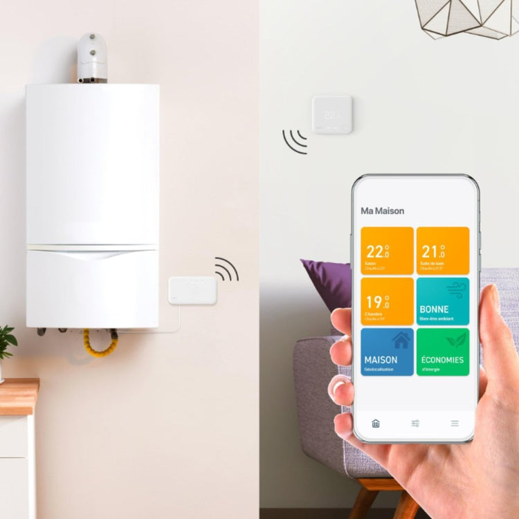 Thermostat intelligent sans fil, kit de démarrage V3+ - Thermosia - Thermador